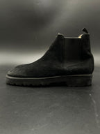 Jones Bootmaker Black Suede Chelsea Boots - 43