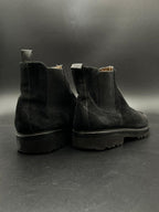 Jones Bootmaker Black Suede Chelsea Boots - 43