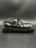 KRÈATE Men’s Black Leather Chunky Derby boots - 43