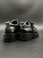 Terra Incognita Men’s Black Leather Chunky Derbys - 42