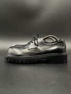 KRÈATE Men’s Black Leather Chunky Derby boots - 43