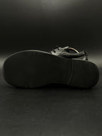 Terra Incognita Men’s Black Leather Chunky Derbys - 42