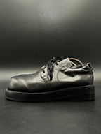 Terra Incognita Men’s Black Leather Chunky Derbys - 42