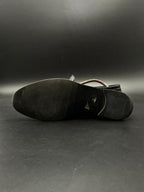 BALLY Switzerland Black Leather Venetian Loafers - 43.5