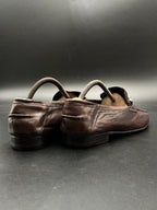 GIVENCHY Paris Men’s Brown Leather Bit Loafers - 42.5