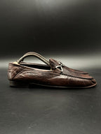 GIVENCHY Paris Men’s Brown Leather Bit Loafers - 42.5