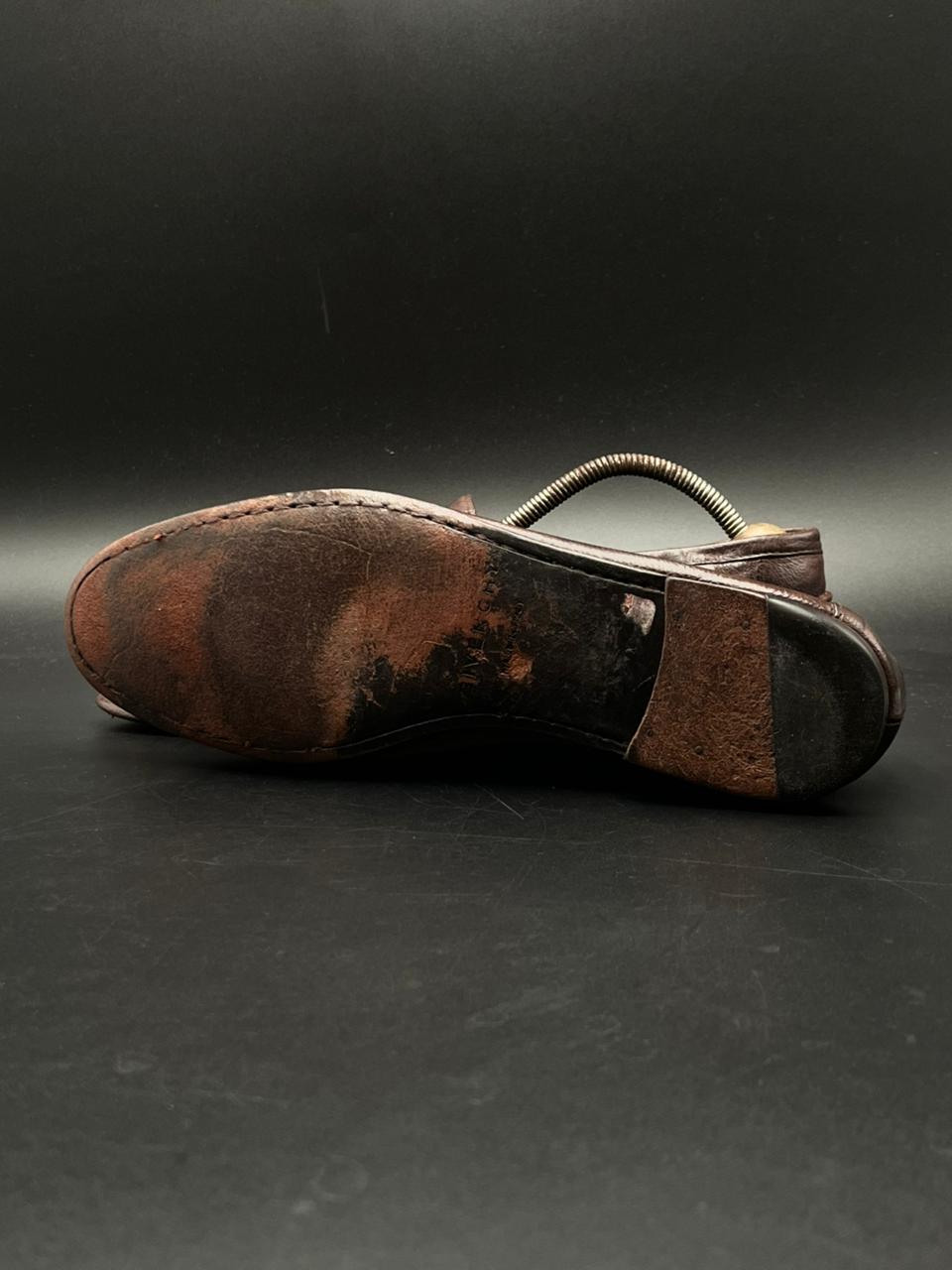 GIVENCHY Paris Men’s Brown Leather Bit Loafers - 42.5