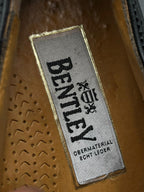 Bentley Black Leather Wingtip Oxford Brogues Lace Up Shoes - 46