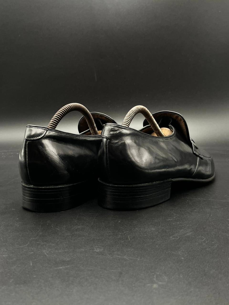 BARKERNova England made Black Leather Loafers - 43