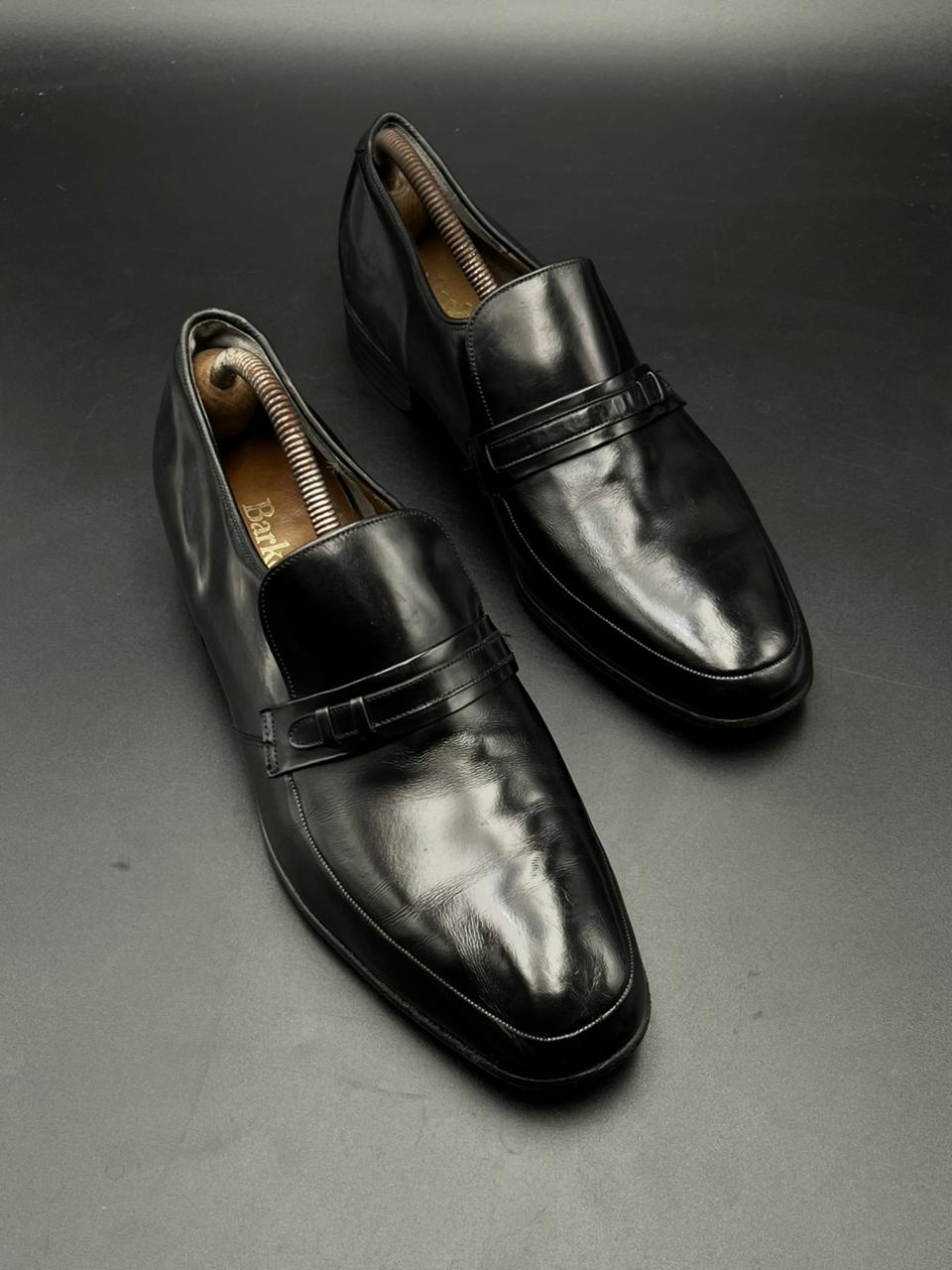 BARKERNova England made Black Leather Loafers - 43