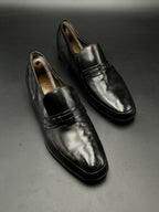 BARKERNova England made Black Leather Loafers - 43