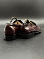 Versace Oxblood Burgundy Leather Loafers - 43