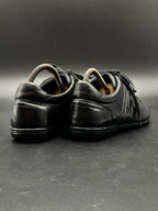 Versace Collection Men's Black Leather Sneakers - 41