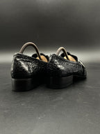Salvatore Ferragamo Gancini Buckle Handmade CROC-embossed Leather Loafers - 42.5