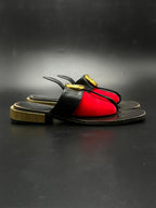 GUCCI MARMONT GG LEATHER LUXURY WOMEN SANDALS - 40