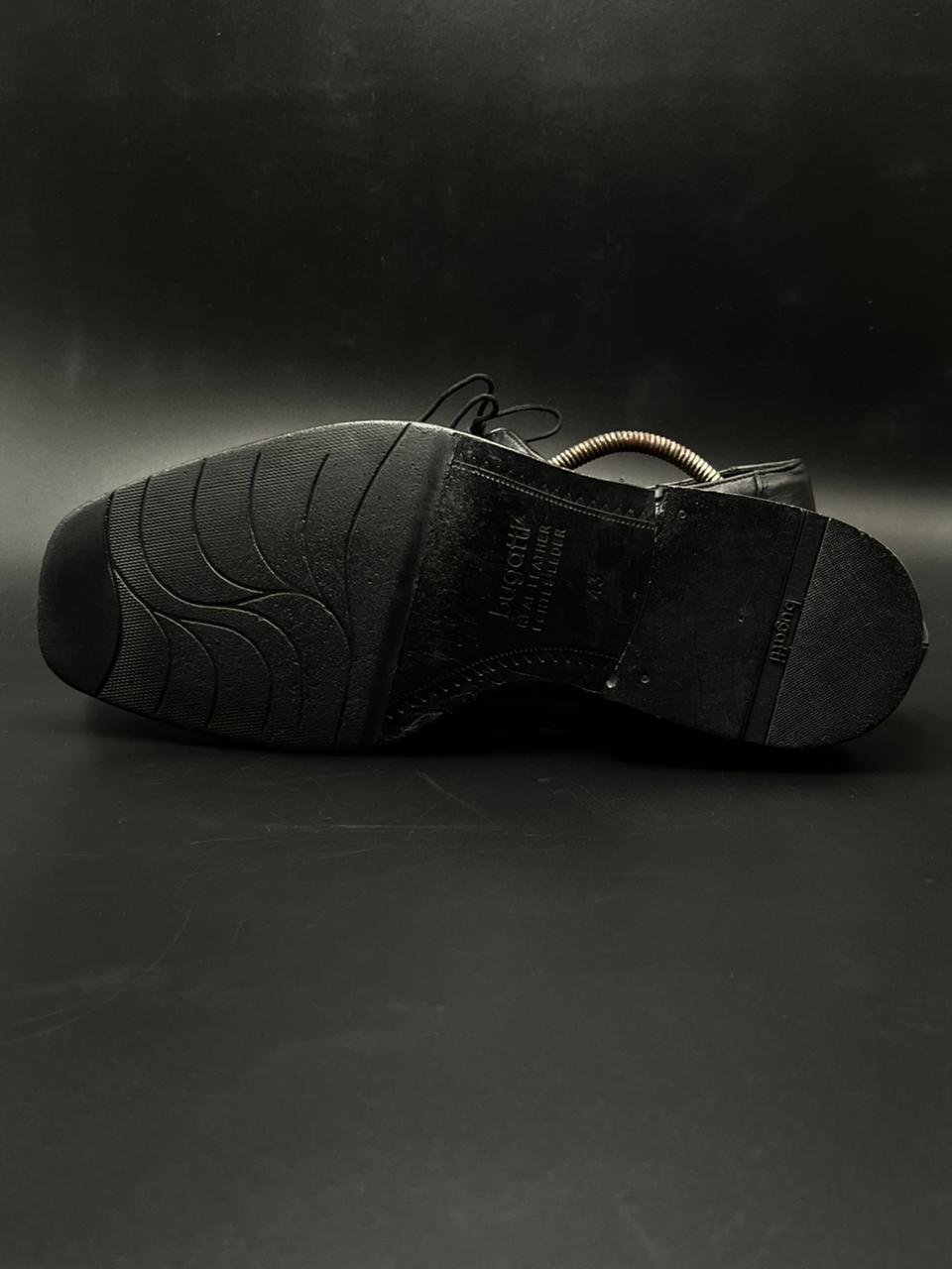 BUGATTI PURE LEATHER LACE UP SHOES - 43