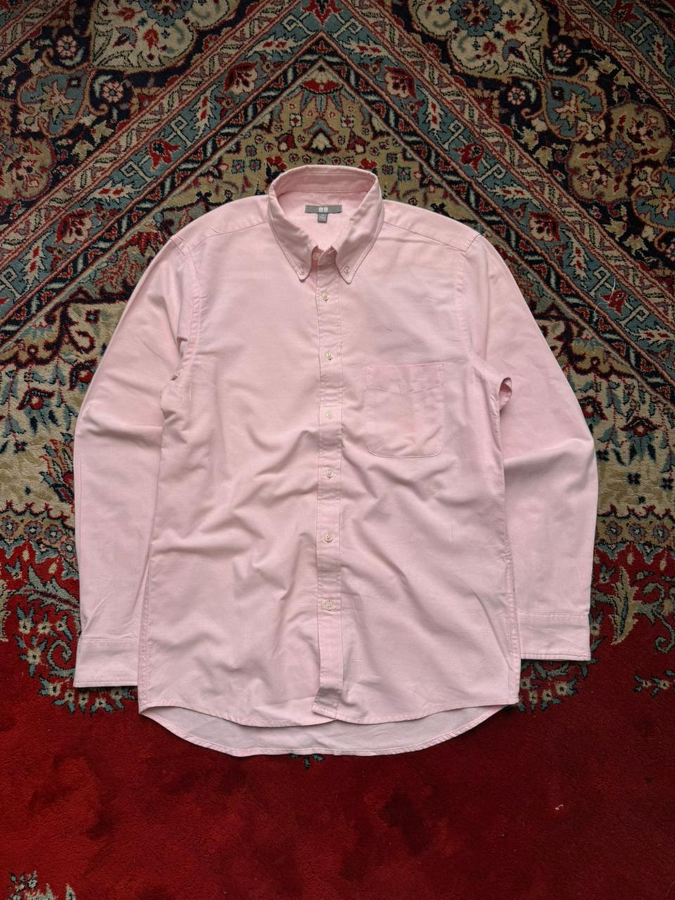 UNIQLO Pink Oxford BUTTON DOWN SHIRT - L