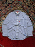 DICKIES Cotton Oxford BUTTON DOWN SHIRT - L