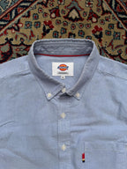 DICKIES Cotton Oxford BUTTON DOWN SHIRT - L