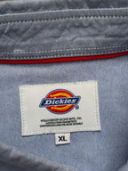 DICKIES Cotton Oxford BUTTON DOWN SHIRT - L
