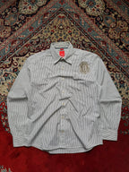 S.OLIVER REGULAR FIT STRIPED BUTTON DOWN SHIRT - XL