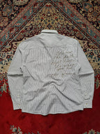 S.OLIVER REGULAR FIT STRIPED BUTTON DOWN SHIRT - XL