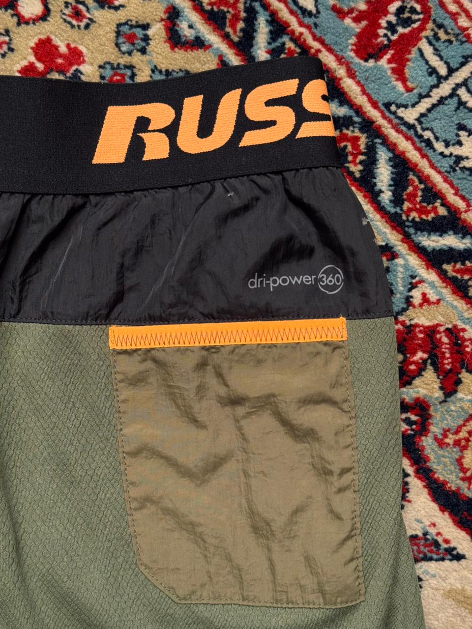 Russell Boys Green Athletic Dri-Fit Shorts - 30
