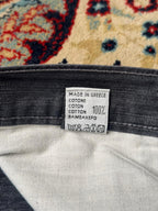 Vintage CABELL Textured Dark Grey Straight FIT JEANS - 34
