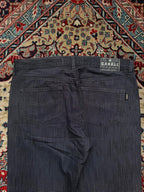 Vintage CABELL Textured Dark Grey Straight FIT JEANS - 34