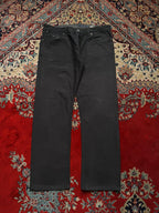 Teddy Smith Regular Fit Dark WashED Black Straight FIT JEANS - 36