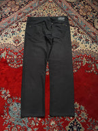 Teddy Smith Regular Fit Dark WashED Black Straight FIT JEANS - 36