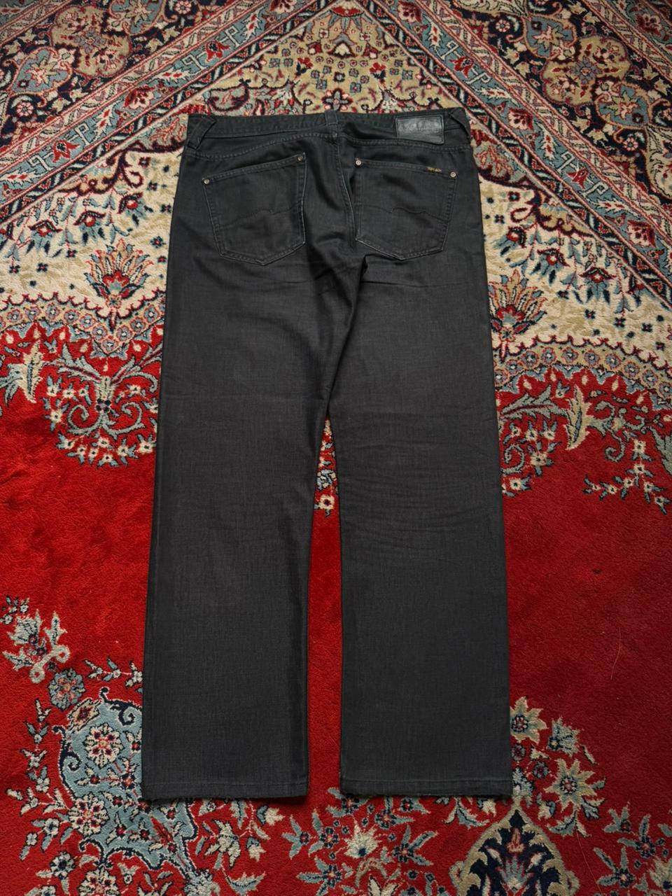 Teddy Smith Regular Fit Dark WashED Black Straight FIT JEANS - 36