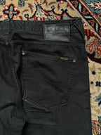 Teddy Smith Regular Fit Dark WashED Black Straight FIT JEANS - 36