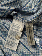 TOMMY HILFIGER Custom Fit Blue Plaid BUTTON DOWN SHIRT - XL