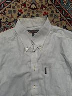 Ben Sherman Micro Gingham Check BUTTON DOWN SHIRT - M