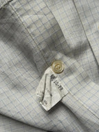 Titto Bluni Windowpane Check BUTTON DOWN SHIRT - XL
