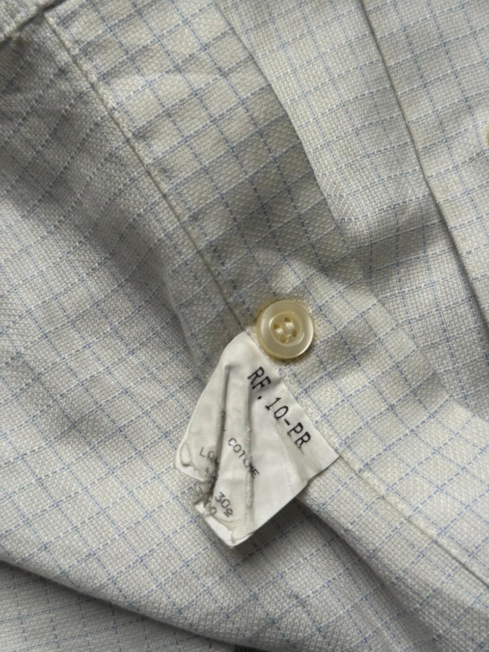 Titto Bluni Windowpane Check BUTTON DOWN SHIRT - XL