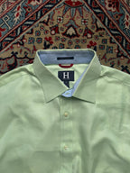 Tommy Hilfiger Green Striped BUTTON DOWN SHIRT - XL