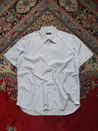 Canali Exclusive Blue White Striped BUTTON DOWN SHIRT - XL