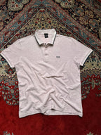 HUGO BOSS Regular Fit Pink Tipped POLO TEE - XL
