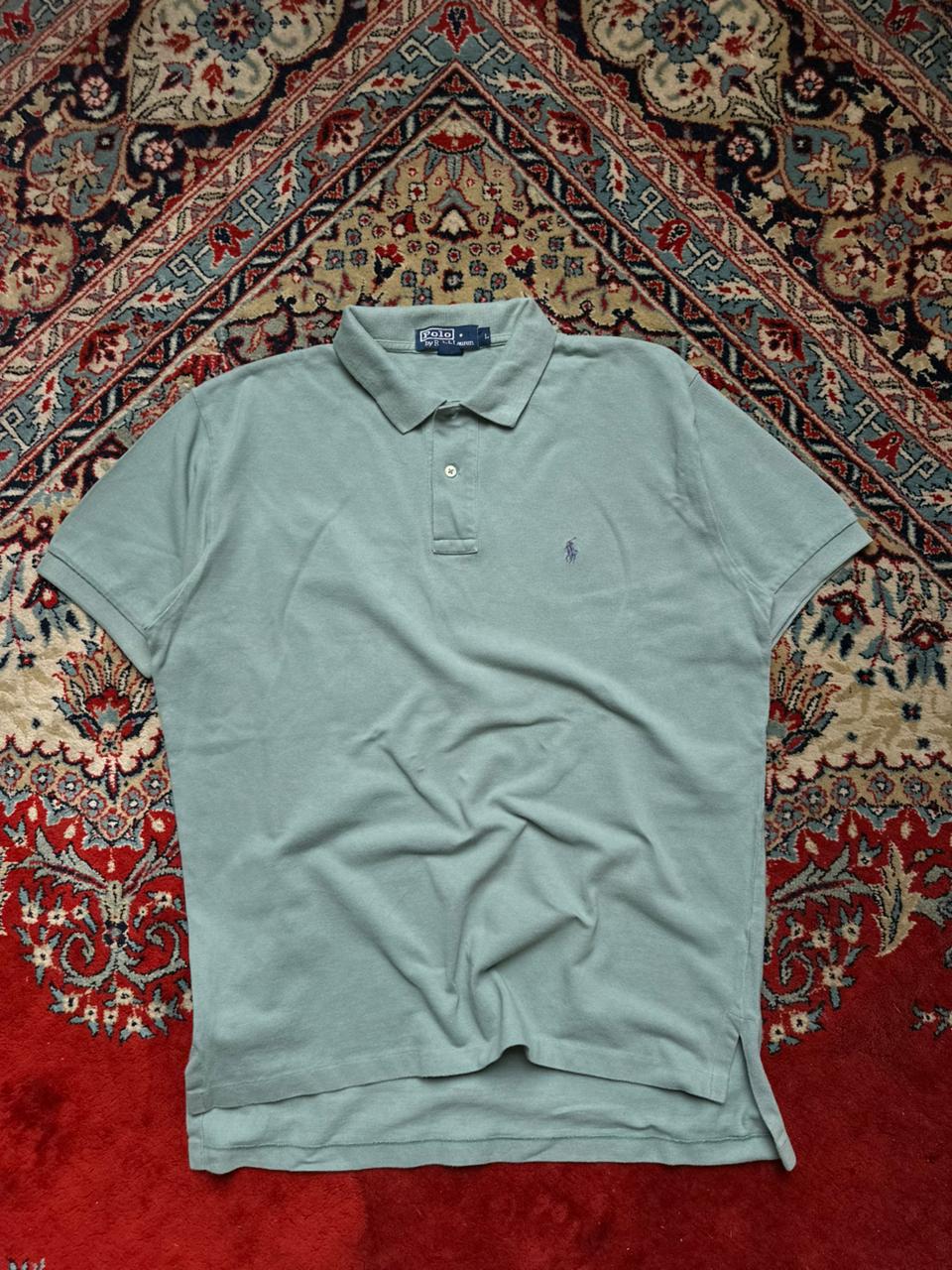 Ralph Lauren Classic Fit Light Sage Green POLO TEE - XL