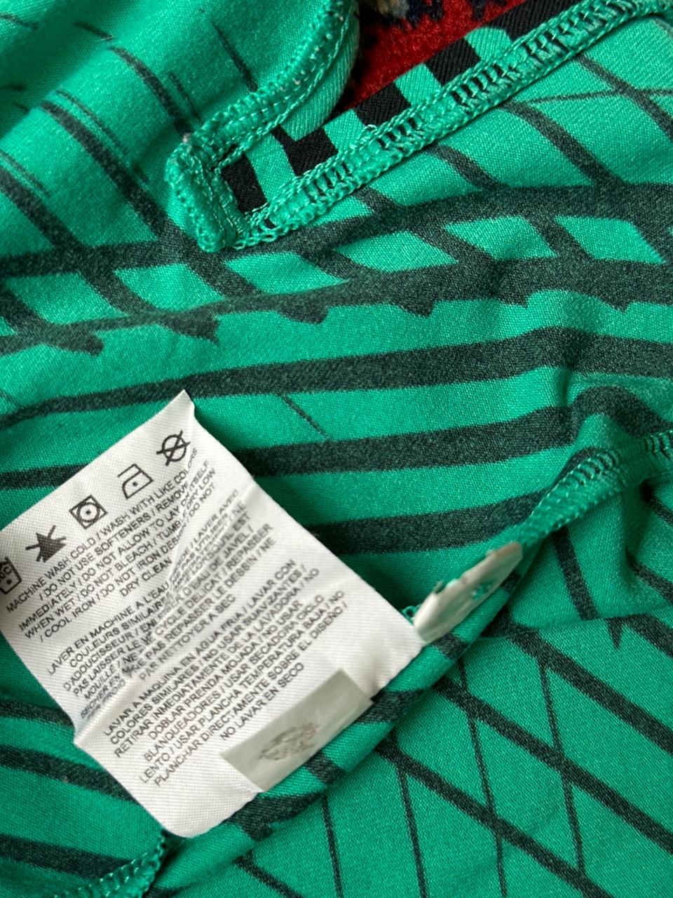 Nike Roger Federer RF Green Black Tennis TEE - L