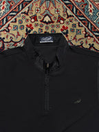 Original Crocodile Textured Waffle Knit POLO TEE - L