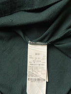 8SECONDS KOREAN STREETWEAR FOREST GREEN TEE OVERSIZED CROPPPED TEE - M
