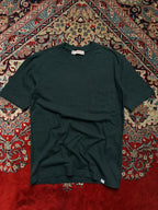 8SECONDS KOREAN STREETWEAR FOREST GREEN TEE OVERSIZED CROPPPED TEE - M