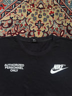 VINTAGE NIKE AUTHORIZED PERSONNEL ONLY GRAPHIC TEE - L