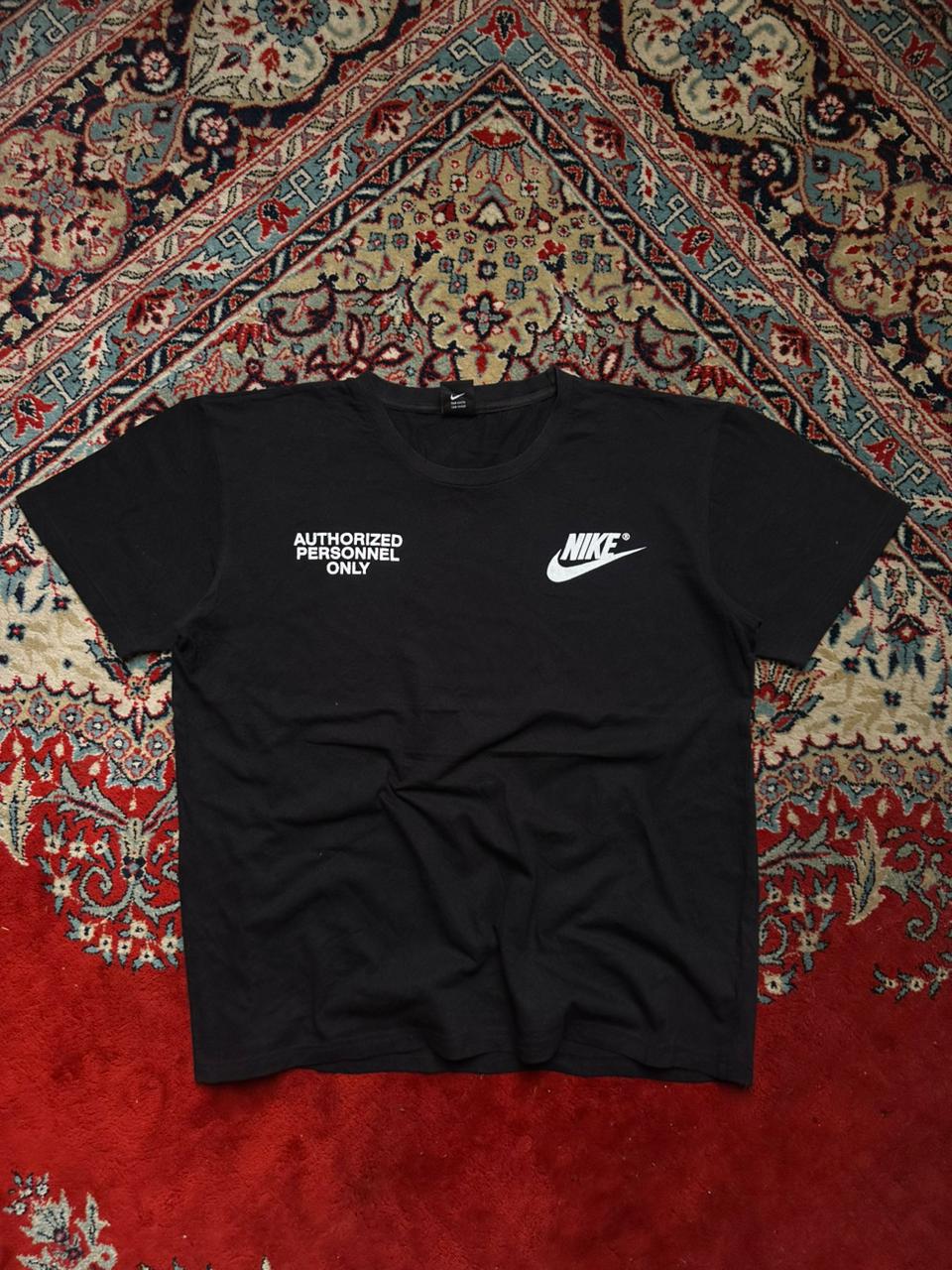 VINTAGE NIKE AUTHORIZED PERSONNEL ONLY GRAPHIC TEE - L