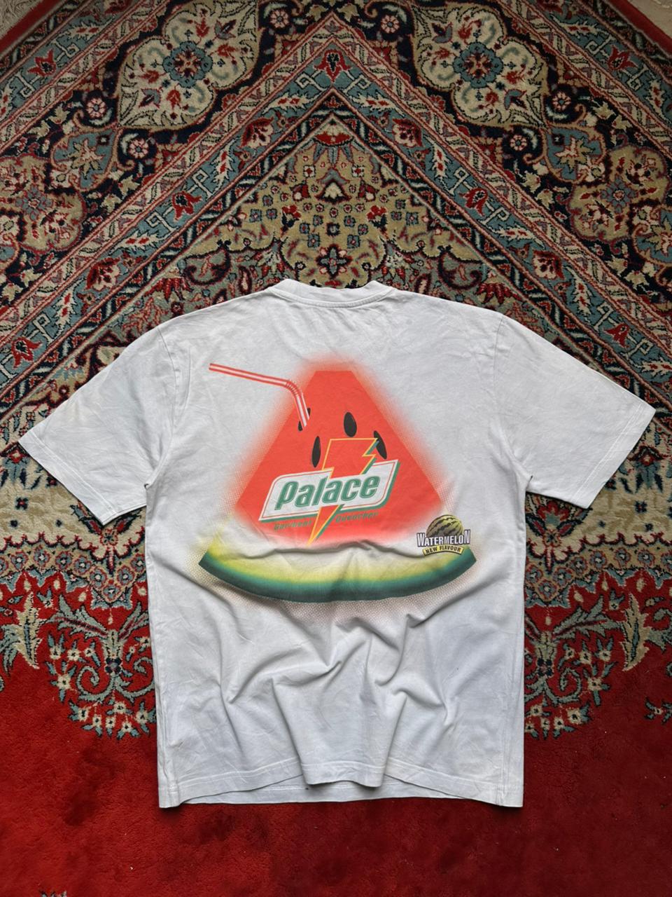 PALACE SKATEBOARDS GARMENT QUENCHER WHITE TEE - L