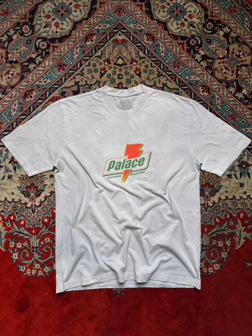 PALACE SKATEBOARDS GARMENT QUENCHER WHITE TEE - L