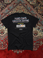 GROOVERHYME INTERNATIONAL BLACK GRAPHIC TEE - M